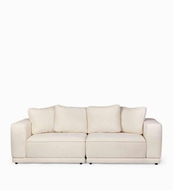 Диван Karla ширина 250 (молочный, чёрный)