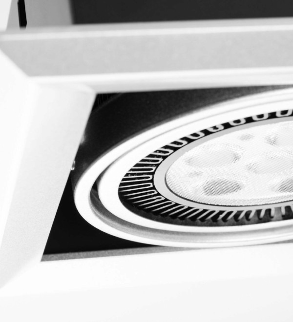 Встраиваемый потолочный светильник Grille Lamp 1 21х21