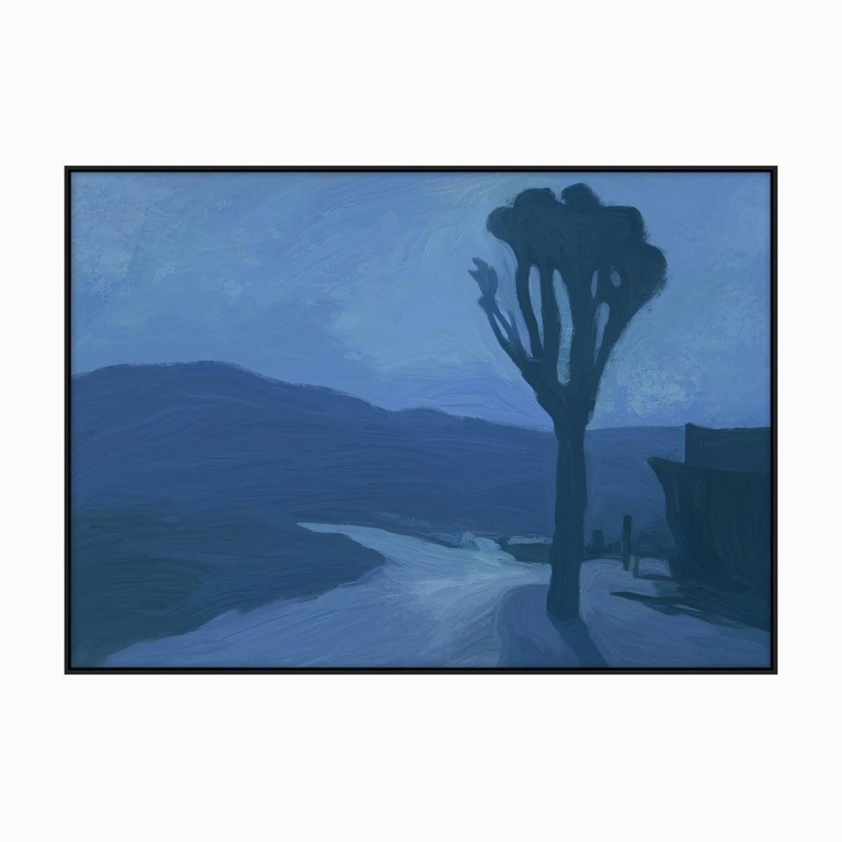 Постер Синяя долина 140x100