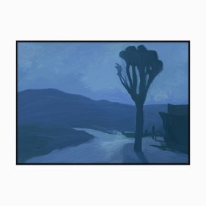 Постер Синяя долина 140x100