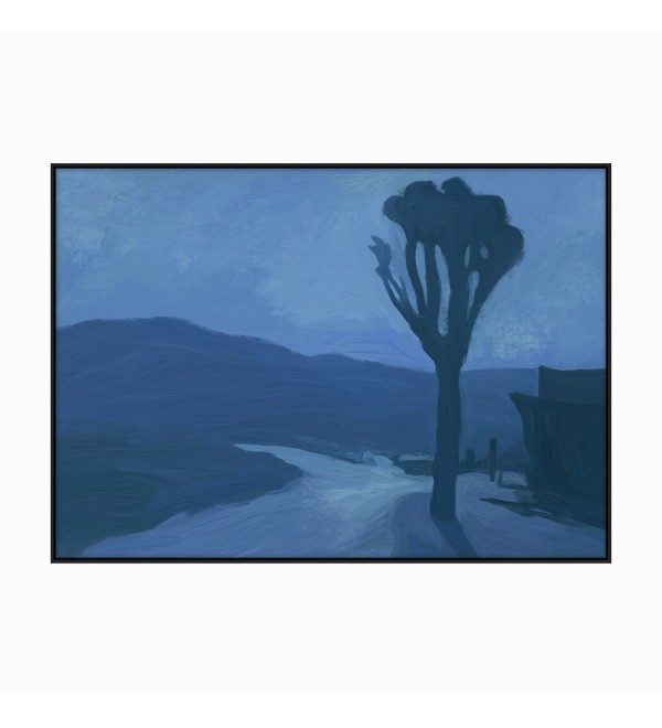 Постер Синяя долина 140x100