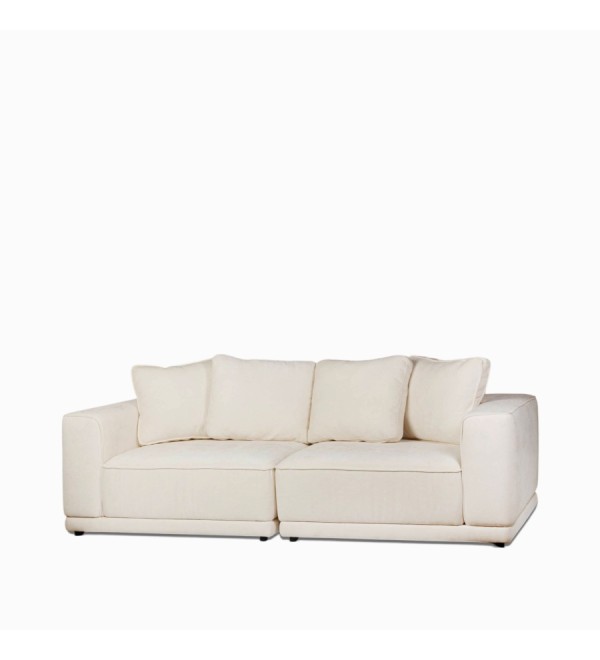 Диван Karla ширина 250 (молочный, чёрный)