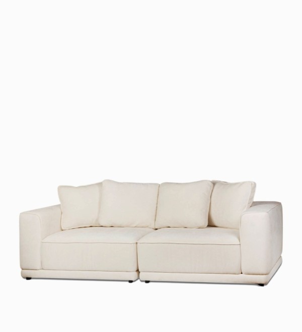 Диван Karla ширина 250 (молочный, чёрный)