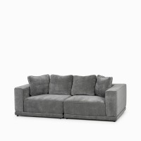 Диван Karla ширина 250 (серый, чёрный)