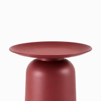 Кофейный столик Terra 2 диаметр 35 (красный)