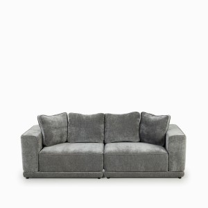 Диван Karla ширина 250 (серый, чёрный)