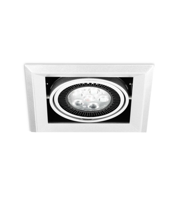 Встраиваемый потолочный светильник Grille Lamp 1 21х21