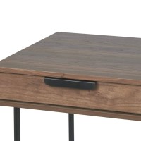 Письменный стол Mesa 100х55 (орех, чёрный, арт. 2451410827028)