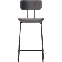 Барный стул Pedigree (чёрный мрамор, серый, арт. 2119847438810)