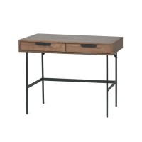 Письменный стол Mesa 100х55 (орех, чёрный, арт. 2451410827028)