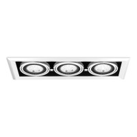 Встраиваемый потолочный светильник Grille Lamp 3 ширина 21