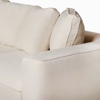Диван Karla ширина 250 (молочный, чёрный)