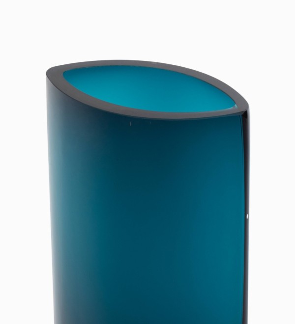 Ваза Blade Blue высота 40