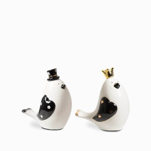 Статуэтка White&black lover bird