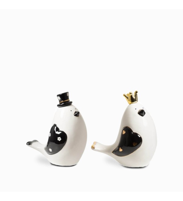 Статуэтка White&black lover bird