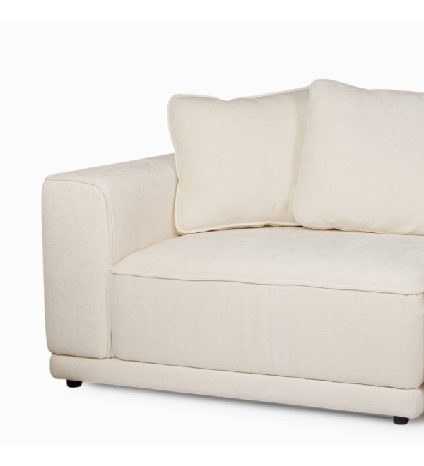 Диван Karla ширина 250 (молочный, чёрный)