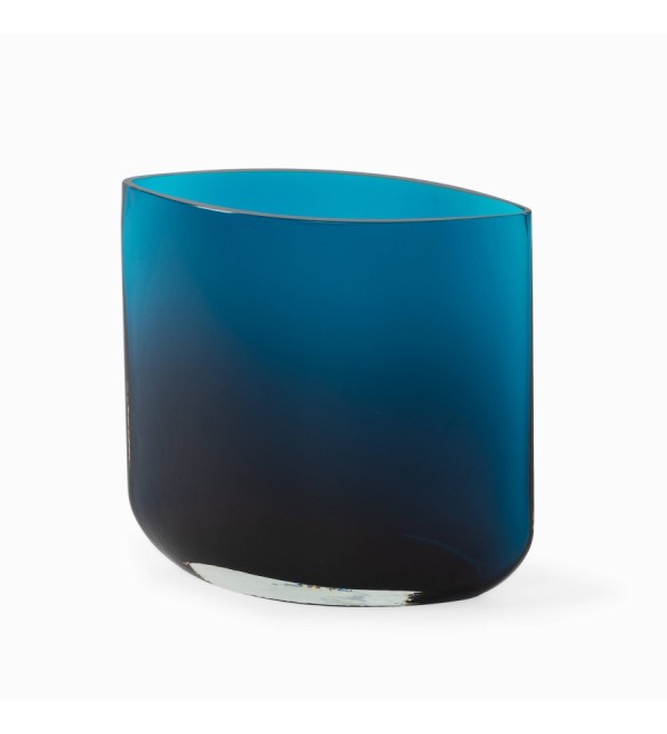 Ваза Blade Blue высота 30
