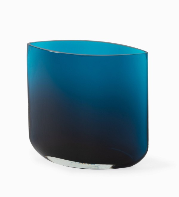 Ваза Blade Blue высота 30