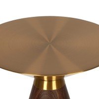 Кофейный столик Vaso Gold диаметр 49