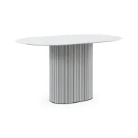Стол обеденный овальный Mono Stripe 140х85
