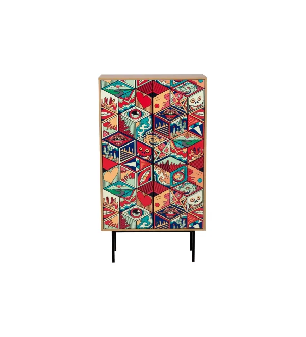 Шкаф 2-дверный Boho Color