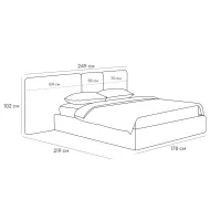 Кровать Atessa без подъемного механизма