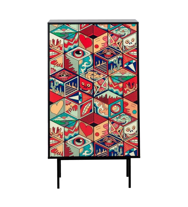 Шкаф 2-дверный Boho Color