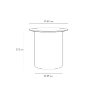 Стол журнальный Mono D40/D29/H37,5