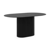 Стол обеденный овальный Mono Stripe 160х95
