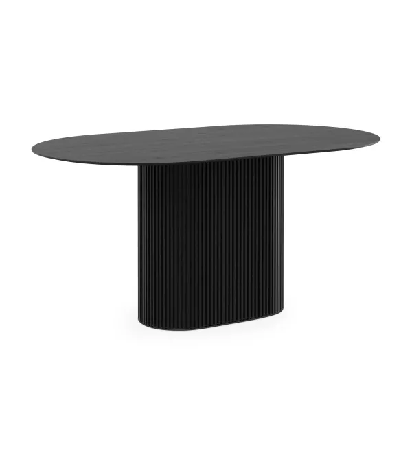 Стол обеденный овальный Mono Stripe 160х95
