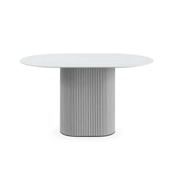 Стол обеденный овальный Mono Stripe 140х85