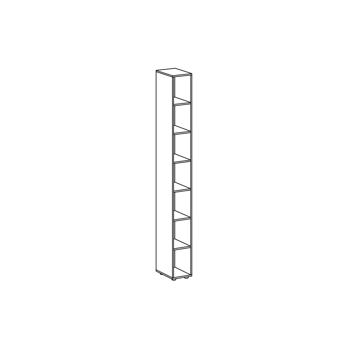 Стеллаж узкий Modus
