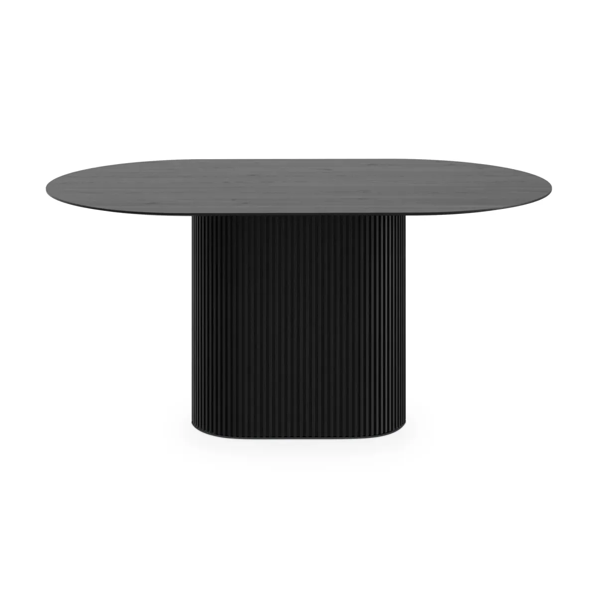 Стол обеденный овальный Mono Stripe 160х95