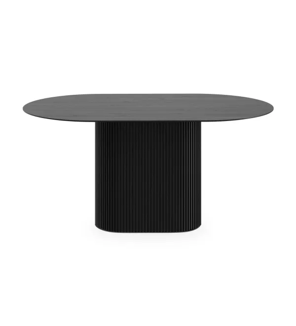 Стол обеденный овальный Mono Stripe 160х95