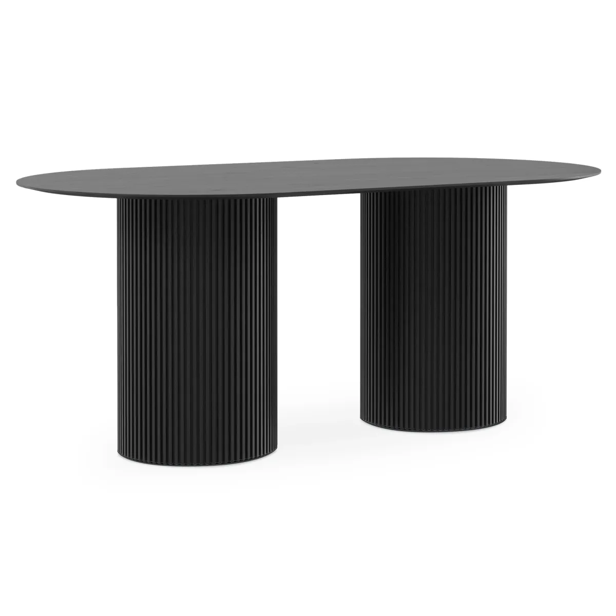 Стол обеденный овальный Mono Stripe 180х100