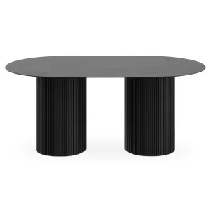 Стол обеденный овальный Mono Stripe 180х100