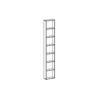 Стеллаж торцевой узкий Modus