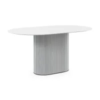 Стол обеденный овальный Mono Stripe 160х95