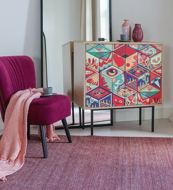 Шкаф Boho Color низкий