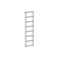 Стеллаж торцевой широкий Modus