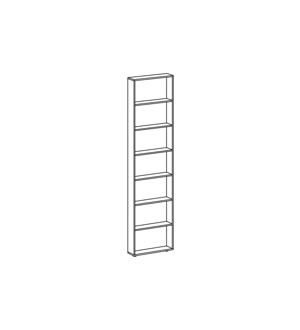 Стеллаж торцевой широкий Modus