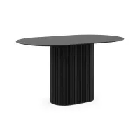 Стол обеденный овальный Mono Stripe 140х85