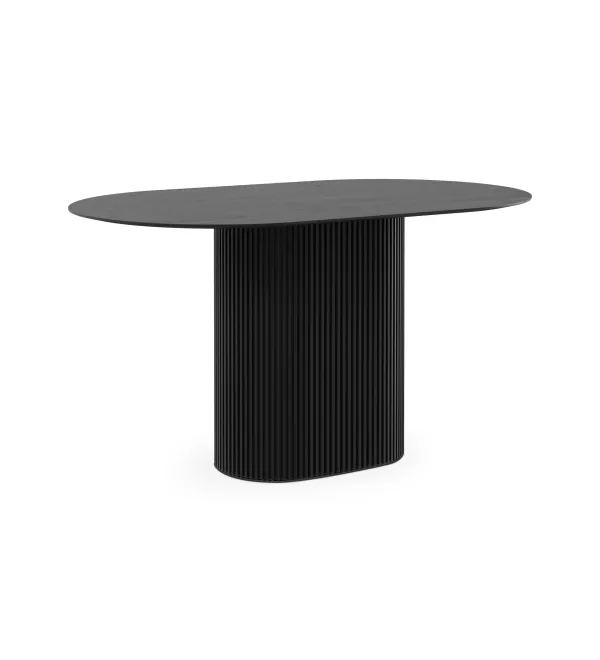 Стол обеденный овальный Mono Stripe 140х85