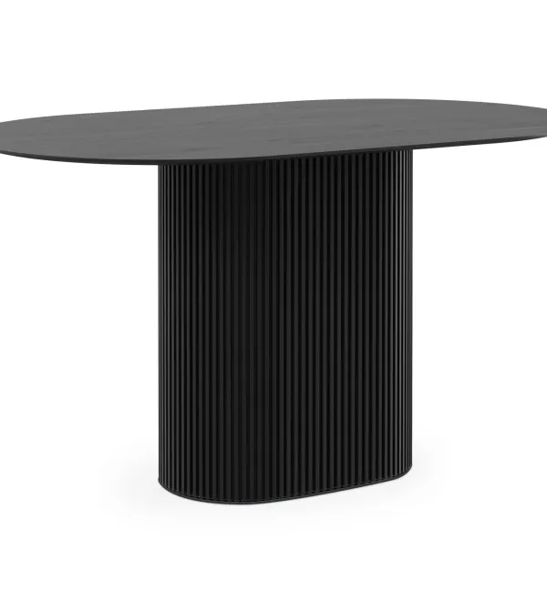 Стол обеденный овальный Mono Stripe 140х85