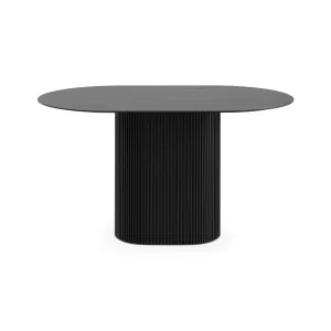 Стол обеденный овальный Mono Stripe 140х85