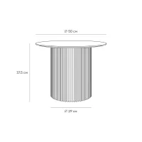 Стол журнальный Mono Stripe D50/D29/H37,5