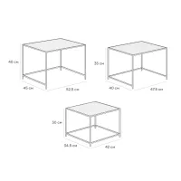 Комплект из 3-х журнальных столов Kondo