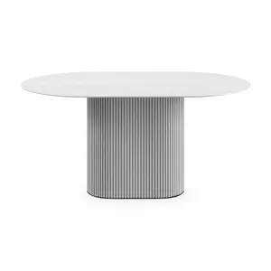 Стол обеденный овальный Mono Stripe 160х95