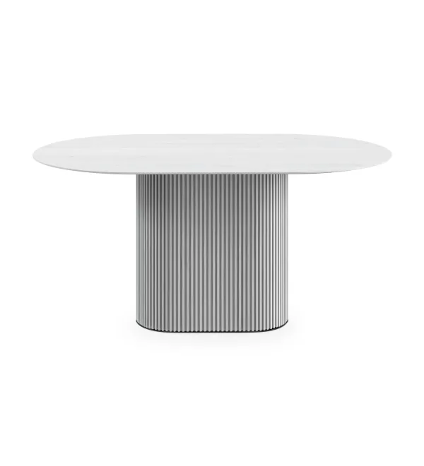 Стол обеденный овальный Mono Stripe 160х95
