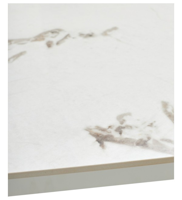 Стол КОРНЕР (CORNER) 120 цвет ГОЛДЕН ЖАДЕ (GLOSS GOLDEN JADE SOLID CERAMIC) / БЕЛЫЙ, ®DISAUR